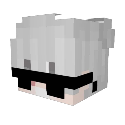 ssminss Minecraft avatar head, 3D render