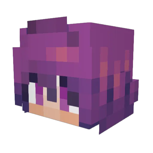 ssmoke11 Minecraft avatar head, 3D render