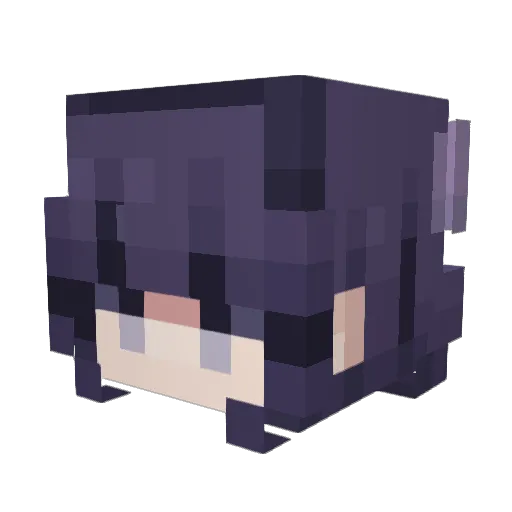 ssoberr Minecraft avatar head, 3D render