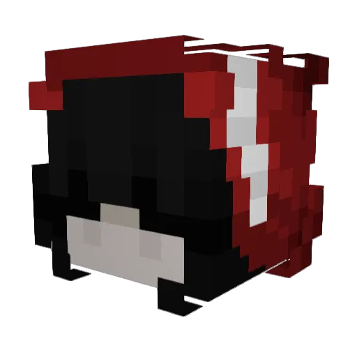 ssofi Minecraft avatar head, 3D render