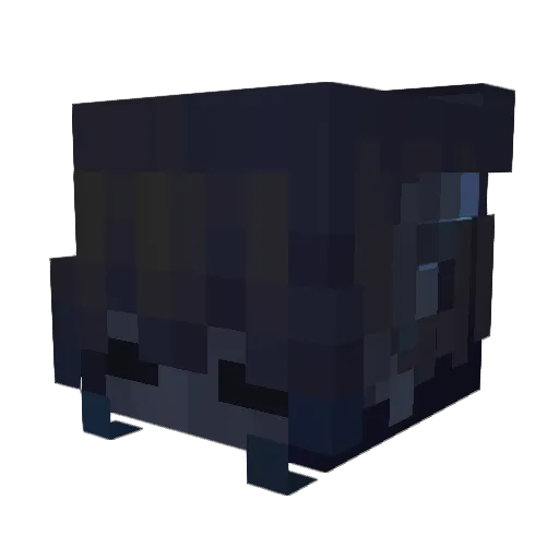 ssoftiee Minecraft avatar head, 3D render