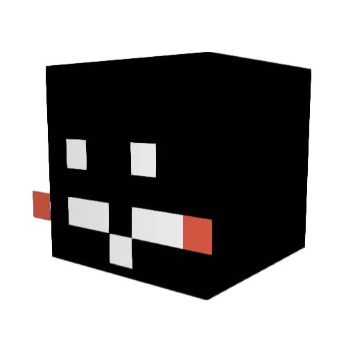 ssong11 Minecraft avatar head, 3D render