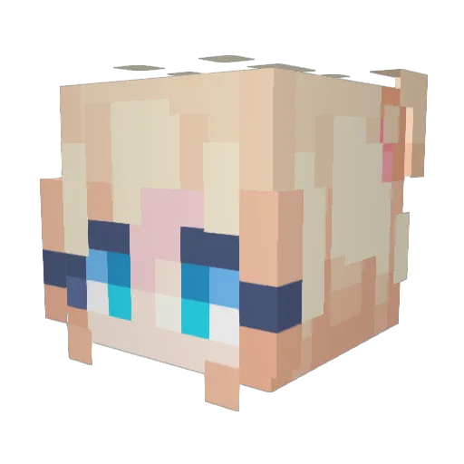 ssotzi Minecraft avatar head, 3D render