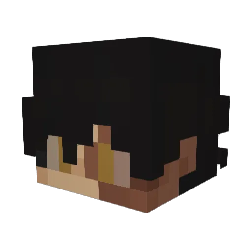 ssoul444 Minecraft avatar head, 3D render