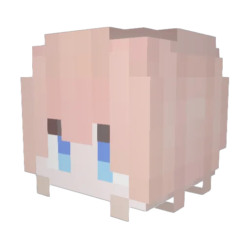 sss18s Minecraft avatar head, 3D render