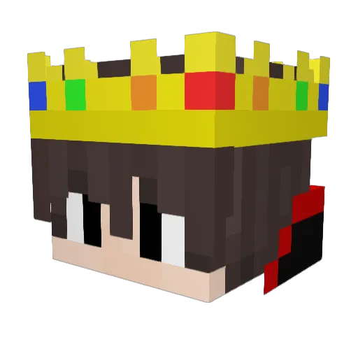 sssCapy Minecraft avatar head, 3D render