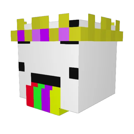 sssLumisss Minecraft avatar head, 3D render