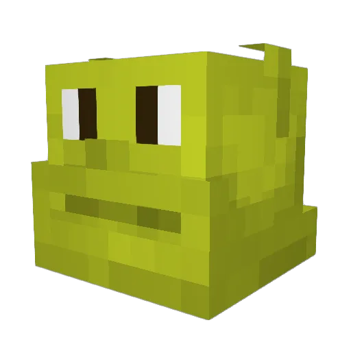 sssadiiee Minecraft avatar head, 3D render