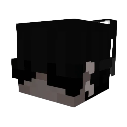 sssalito Minecraft avatar head, 3D render