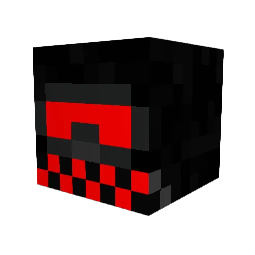 sssantifariass5 Minecraft avatar head, 3D render