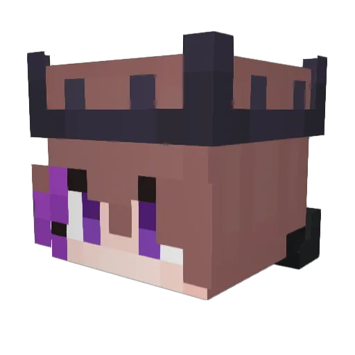sssawraw Minecraft avatar head, 3D render