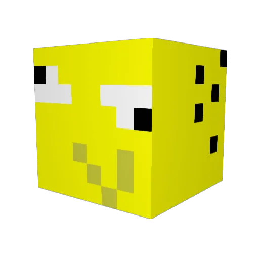 sssromerosss Minecraft avatar head, 3D render