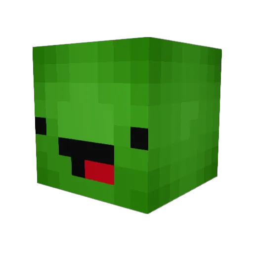 sssssssssbbbbb Minecraft avatar head, 3D render