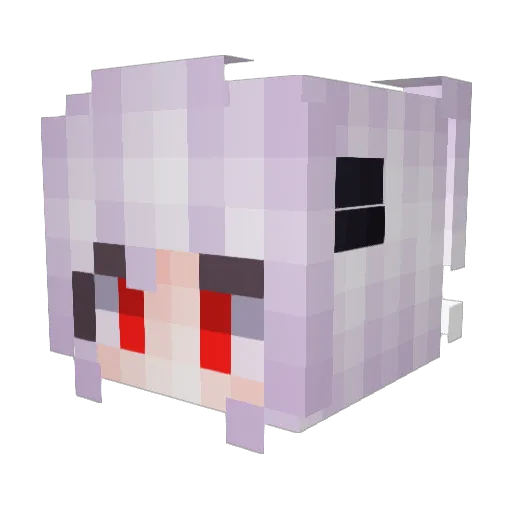 sssxwy Minecraft avatar head, 3D render