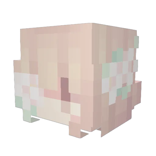 sstarcake Minecraft avatar head, 3D render