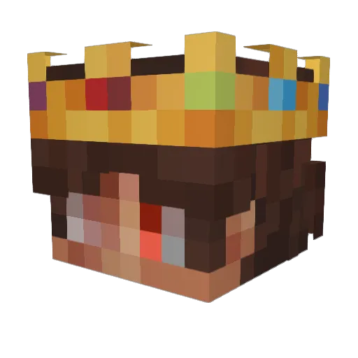 sstaxs Minecraft avatar head, 3D render