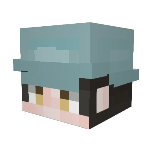 sstix3045 Minecraft avatar head, 3D render