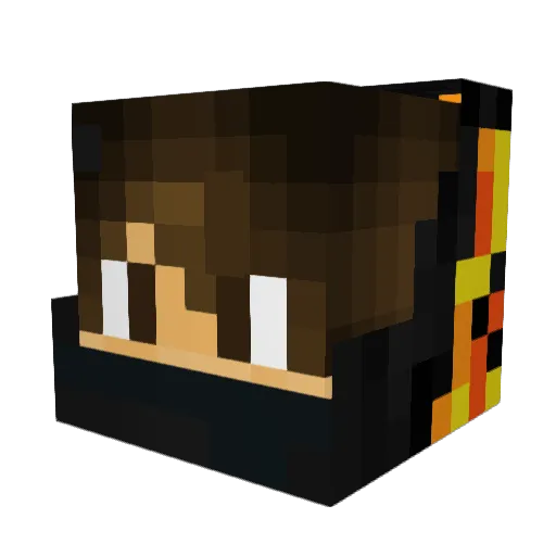 ssttarr Minecraft avatar head, 3D render