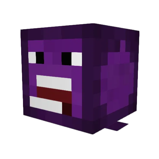 sstvvss Minecraft avatar head, 3D render