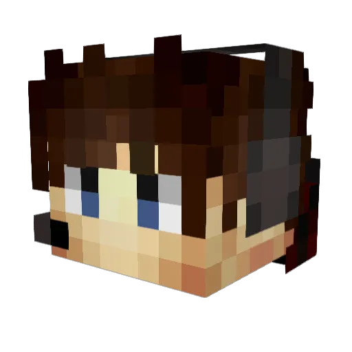 ssunju68 Minecraft avatar head, 3D render