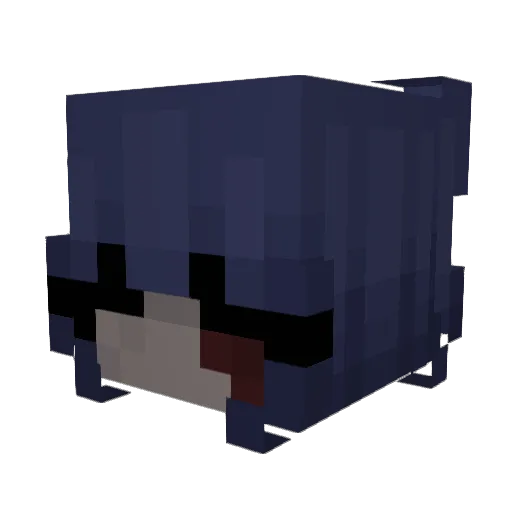 ssushhii Minecraft avatar head, 3D render