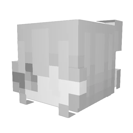 ssuzuyaa Minecraft avatar head, 3D render