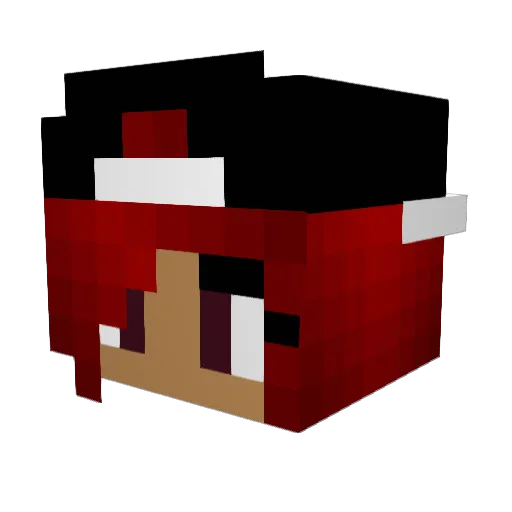 sswek Minecraft avatar head, 3D render