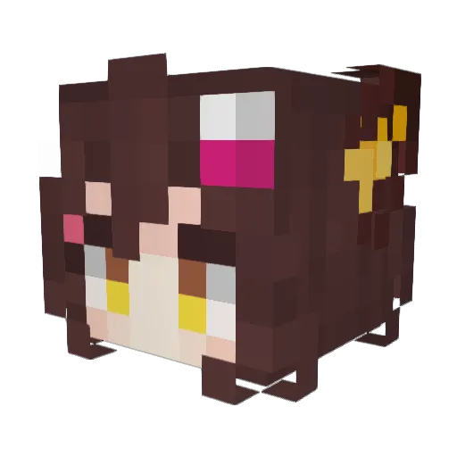sswillow Minecraft avatar head, 3D render