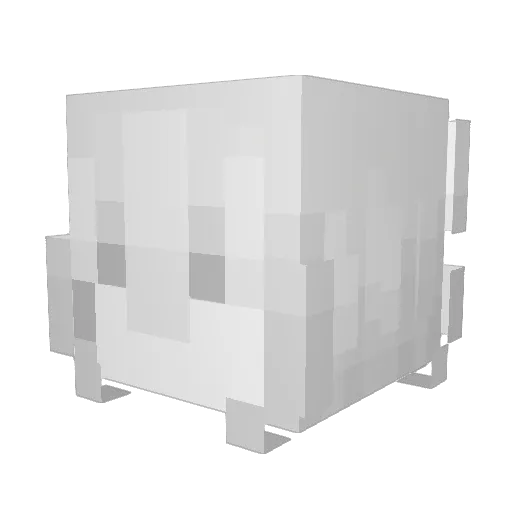 ssya_ Minecraft avatar head, 3D render