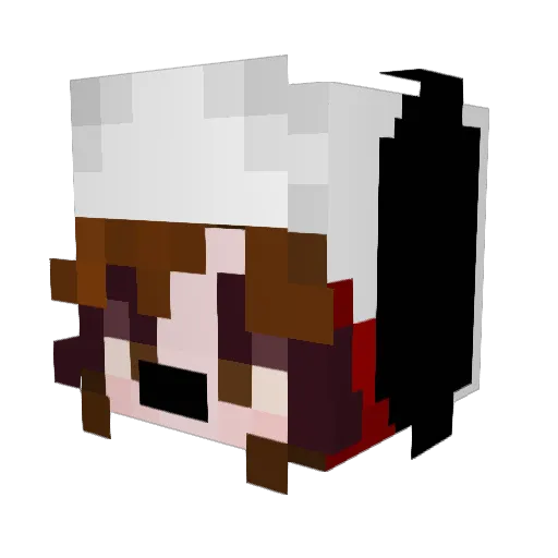 ssyeol Minecraft avatar head, 3D render