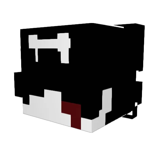 ssyushii Minecraft avatar head, 3D render