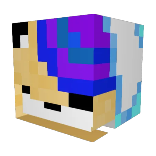 ssyy6 Minecraft avatar head, 3D render