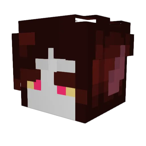 st0lenmars Minecraft avatar head, 3D render