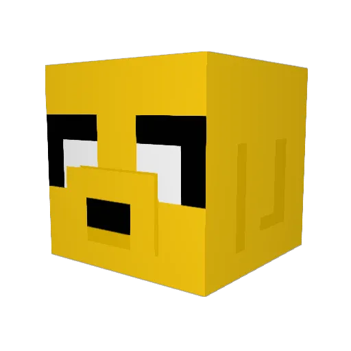 st0nedmole Minecraft avatar head, 3D render