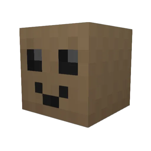 st1Tch3d Minecraft avatar head, 3D render