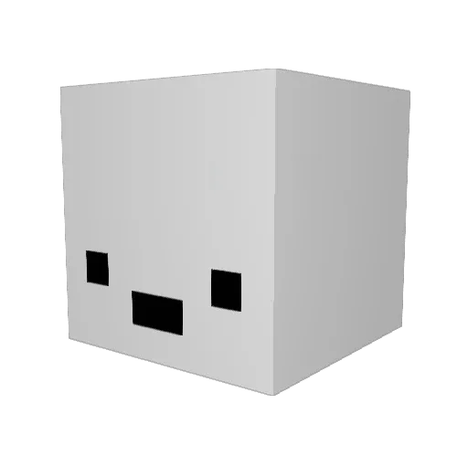 st1x1111 Minecraft avatar head, 3D render