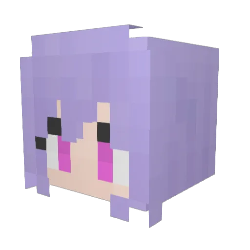 st2012a Minecraft avatar head, 3D render