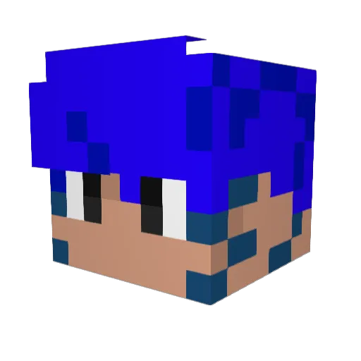 st2rmz Minecraft avatar head, 3D render