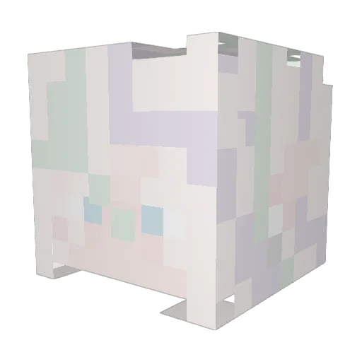 st4rnova Minecraft avatar head, 3D render