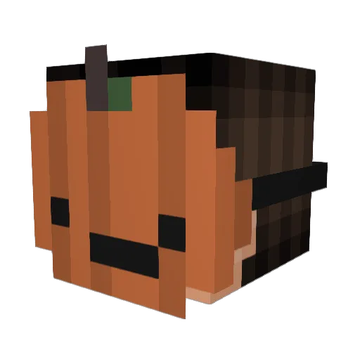 st88p Minecraft avatar head, 3D render
