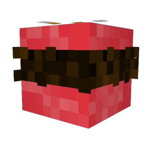 stFaz Minecraft avatar head, 3D render