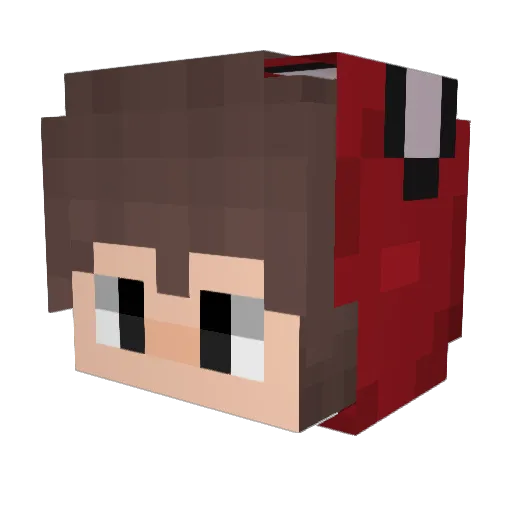 stMaksym Minecraft avatar head, 3D render