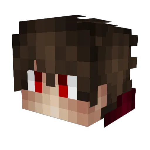staayD Minecraft avatar head, 3D render