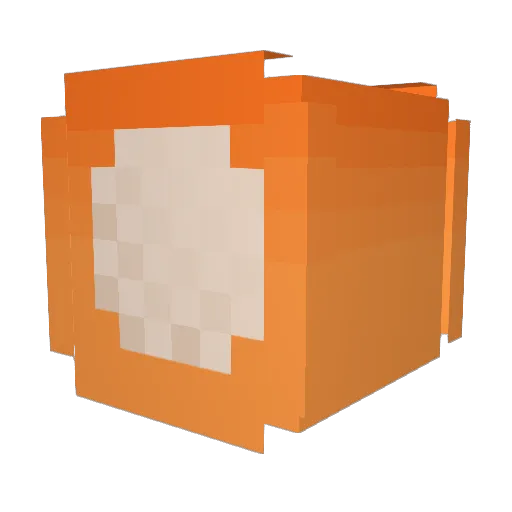 stabbedman Minecraft avatar head, 3D render