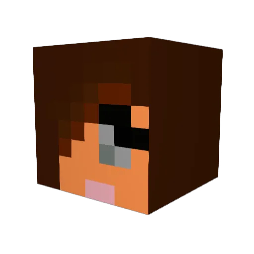 staceytyas Minecraft avatar head, 3D render