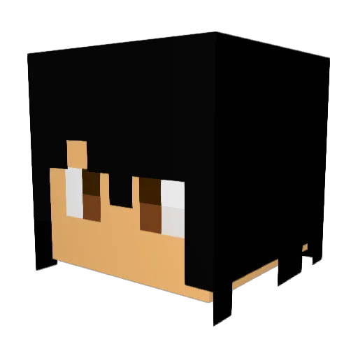 stach28 Minecraft avatar head, 3D render
