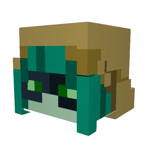 staciii Minecraft avatar head, 3D render