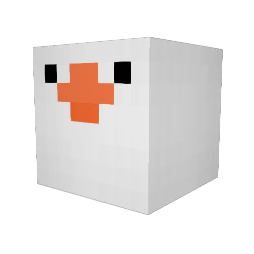 stae0103 Minecraft avatar head, 3D render