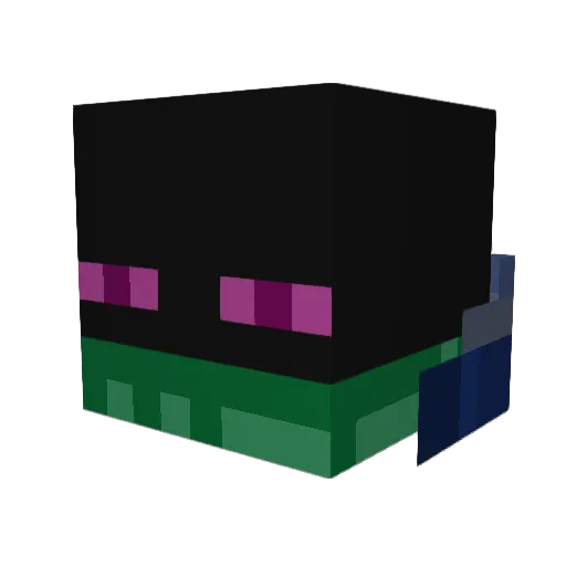 stafama Minecraft avatar head, 3D render