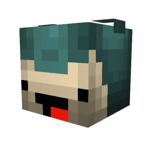staffle455 Minecraft avatar head, 3D render